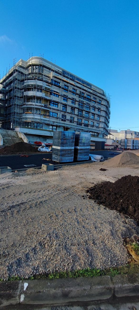 Chantier d’immeuble / gros œuvre